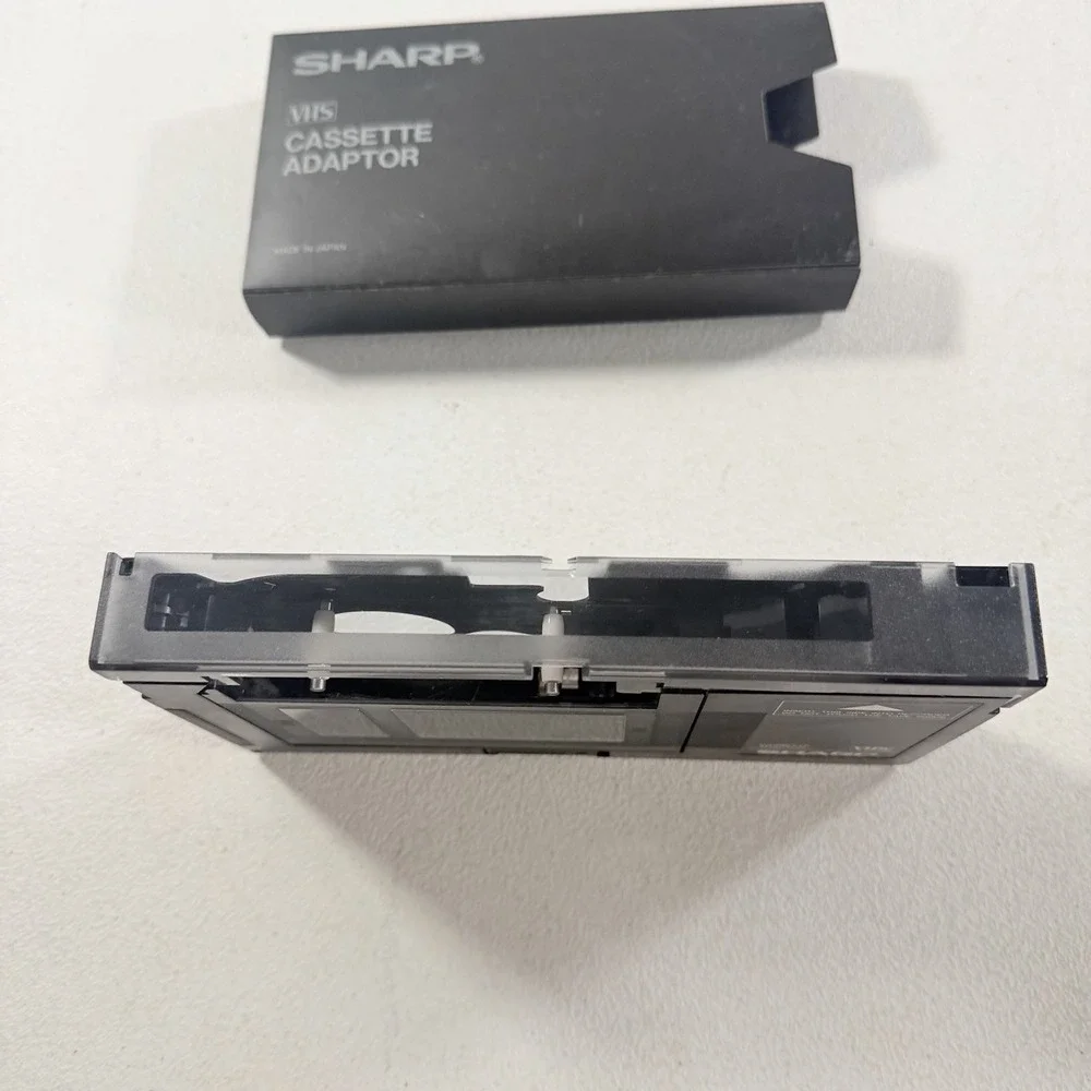 Sharp VHS Camcorder To VHS Cassette Adapter Converter VR-72CA UNTESTED READ